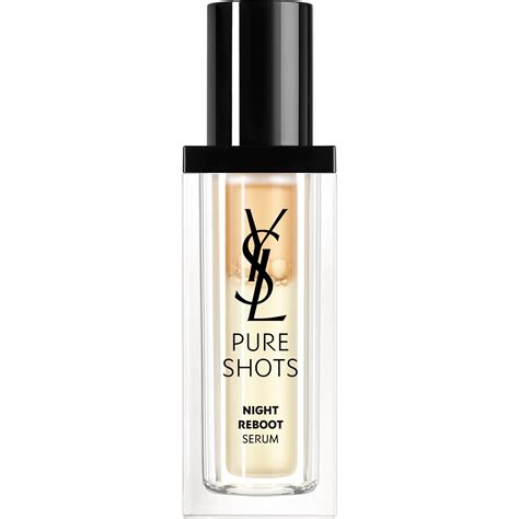 how to use ysl pure shots night reboot serum|pure shots light up serum.